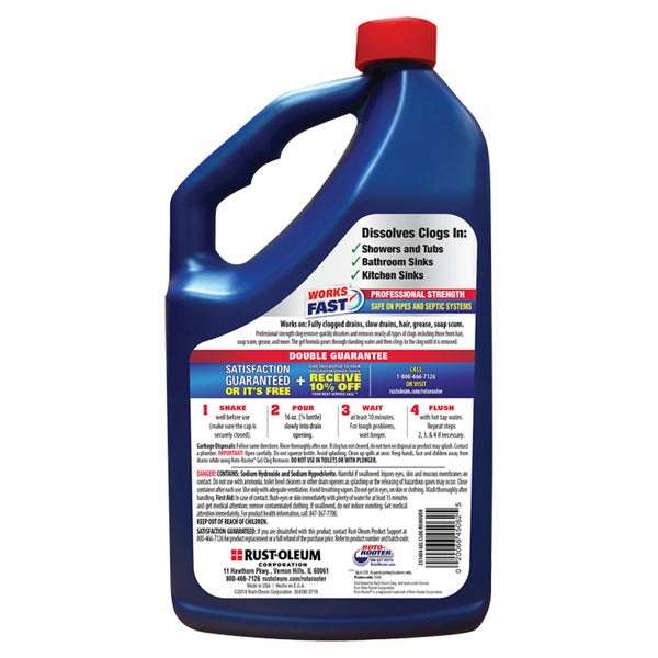 Roto-rooter Professional Strength Gel Clog Remover  DestGlow