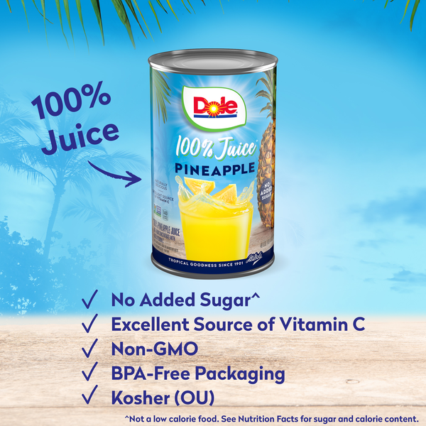 Dole 100% Juice, Pineapple