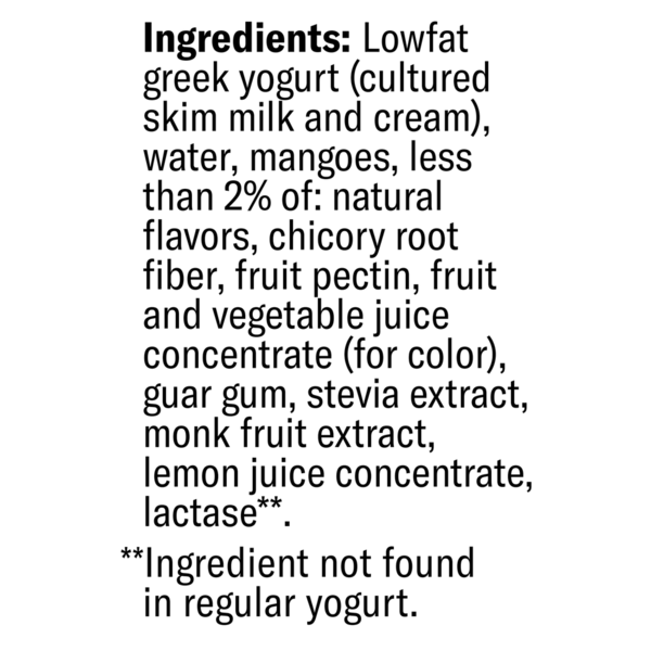 Chobani Zero Added Sugar Greek Yogurt Mango Protein Drink  DestGlow