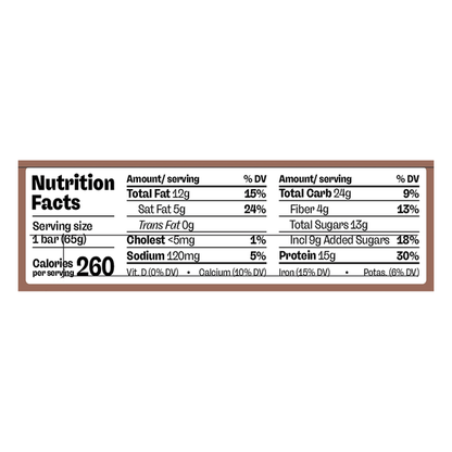 MUSH Double Chocolate Chip Protein Bar  DestGlow