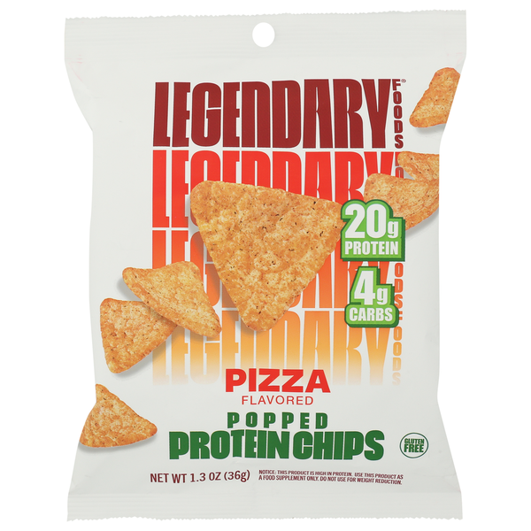 Legendary Foods Lf Popped Protein Chip - Pizza 1/7Ct-1.  DestGlow