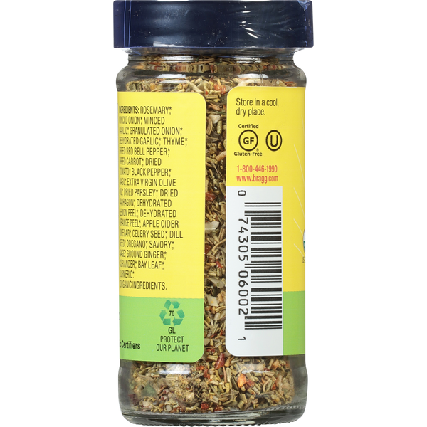 Bragg Salt-Free Seasoning Blend, Sprinkle, 24 Herbs &amp; Spices, Organic  DestGlow