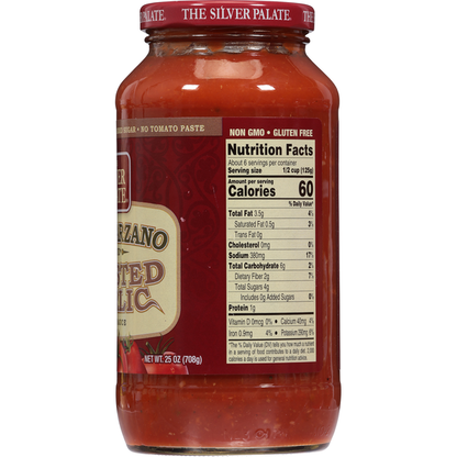 The Silver Palate San Marzano Blend Roasted Garlic Pasta Sauce