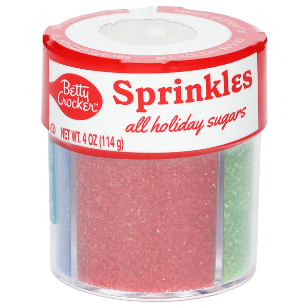 Betty Crocker Sprinkles, All Holiday Sugar  DestGlow
