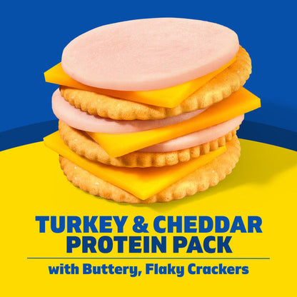 Lunchables Protein Pack Turkey &amp; Cheddar Snack Kit