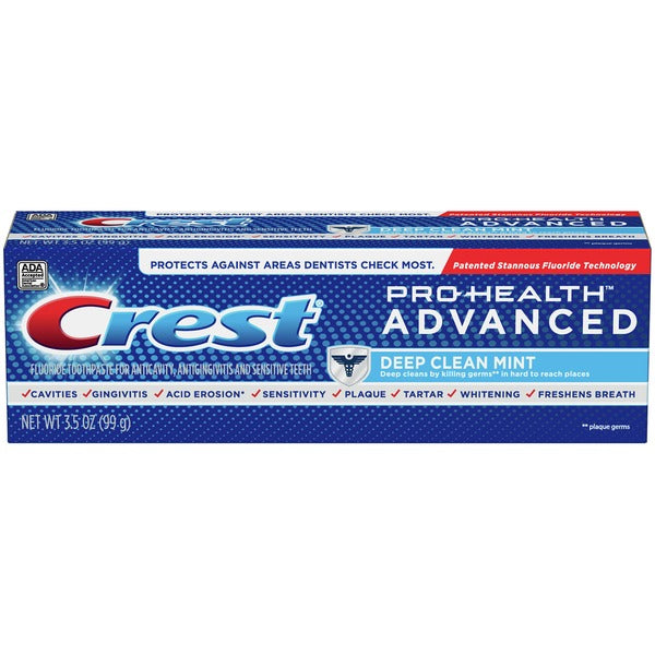 Crest Pro-Health Advanced Deep Clean Mint Toothpaste  DestGlow