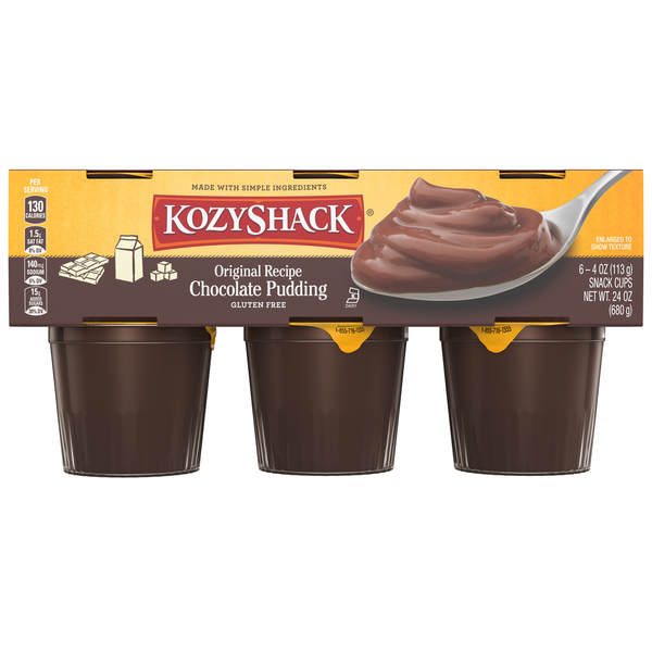 Kozy Shack Chocolate Pudding, Gluten Free Dessert  DestGlow