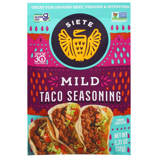 Siete Mild Taco Seasoning  DestGlow