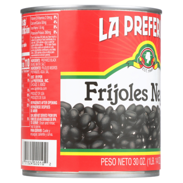 La Preferida Black Beans (Frijoles Negros)  DestGlow