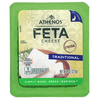 Athenos Traditional Feta Cheese Chunk
