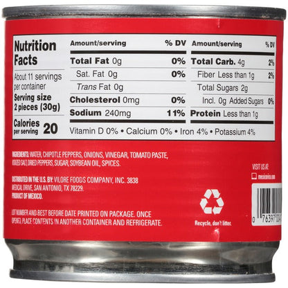 La Costeña Chipotles Peppers in Adobo Sauce
