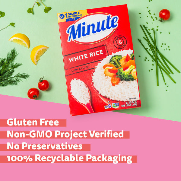 Minute Rice Instant White Rice, Gluten-Free  DestGlow