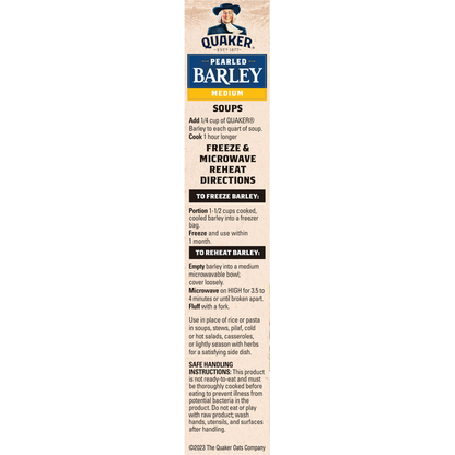 Quaker Barley, Medium, Pearled