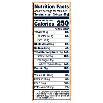 Quaker Protein Oats, Chocolate &amp; Almonds Granola