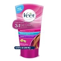VEET® Legs &amp; Body 3-in-1 Gel Cream Hair Remover, S...
️  DestGlow