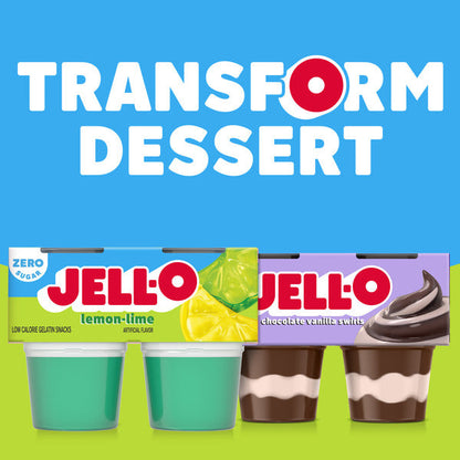 Jell-O Lemon-Lime Sugar Free Refrigerated Gelatin