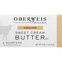 Oberweis Butter, Unsalted, Sweet Cream️  DestGlow