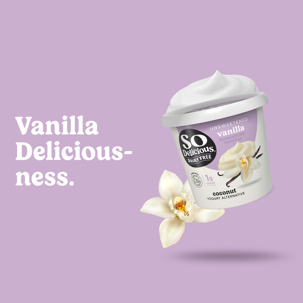 So Delicious Dairy Free Coconutmilk Unsweetened Vanilla Yogurt Alternative  DestGlow