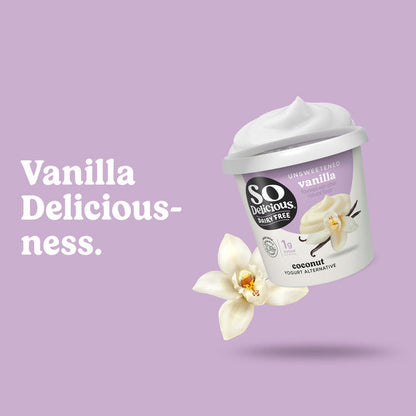 So Delicious Dairy Free Coconutmilk Unsweetened Vanilla Yogurt Alternative