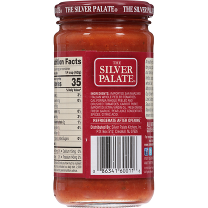 The Silver Palate Low Sodium Pizza Sauce