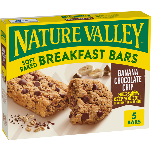 Nature Valley Banana Chocolate Chip Soft Baked Breakfast Bars