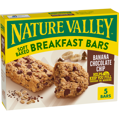 Nature Valley Banana Chocolate Chip Soft Baked Breakfast Bars