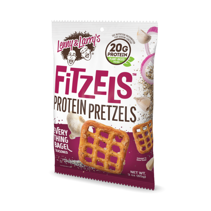 Lenny &amp; Larry Fitzels Protein Pretzels, Everything Bagel Seasoned