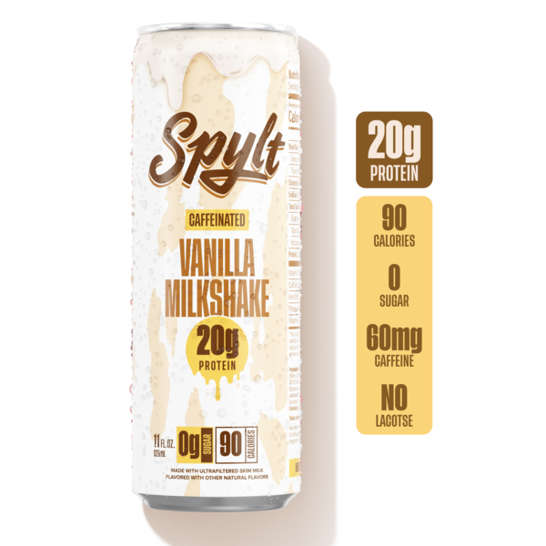 Spylt Vanilla Milkshake, 20g Protein, 90 Calories  DestGlow
