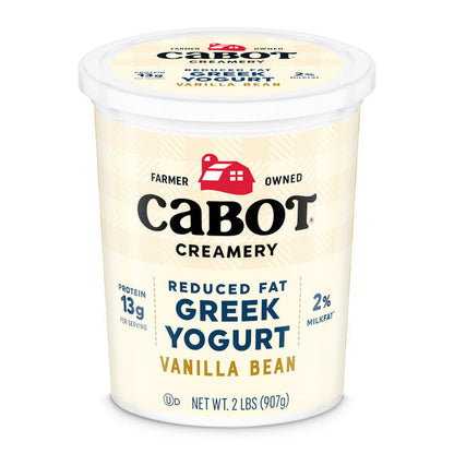 Cabot Greek Yogurt Reduced Fat Vanilla Bean