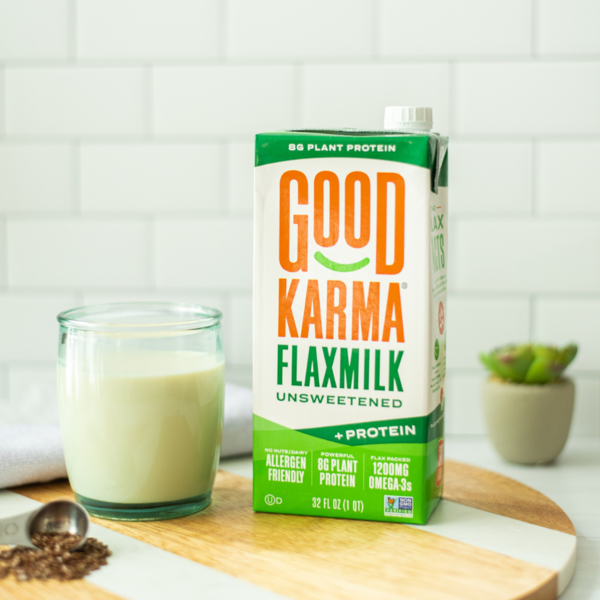 Good Karma Flaxmilk, Unsweetened + Protein  DestGlow