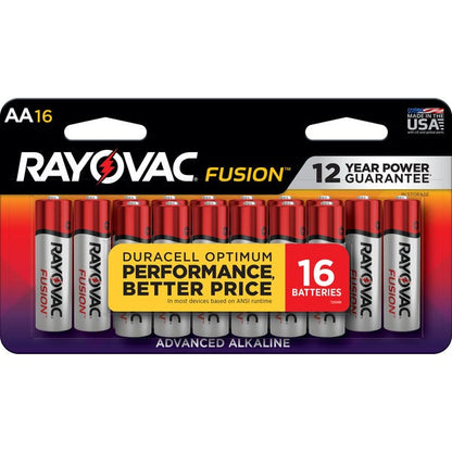 RAYOVAC AA Batteries, Double A Alkaline Batteries