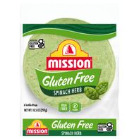 Mission Gluten Free Spinach &amp; Herb Tortilla Wraps,...
️  DestGlow