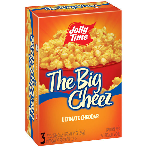 Jolly Time The Big Cheez Microwave Popcorn  DestGlow