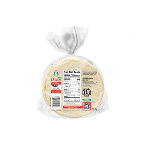 La Banderita Corn Tortillas, White  DestGlow