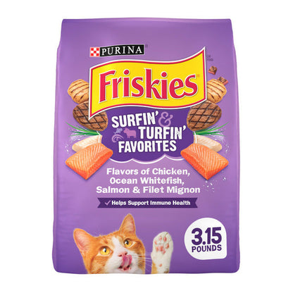 Purina Friskies Dry Cat Food, Surfin&
