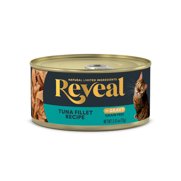 Reveal Natural Wet Cat Food, Tuna Fillet in Gravy  DestGlow