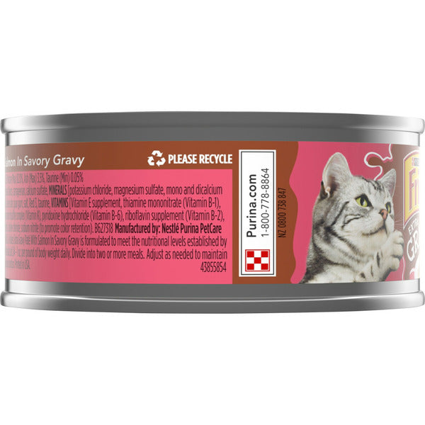 Purina Friskies Gravy Pate Wet Cat Food, Extra Gravy Pate With Salmon in Savory Gravy  DestGlow
