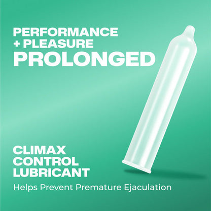 Trojan Extended Pleasure Climax-Control Latex Lubricated Condoms