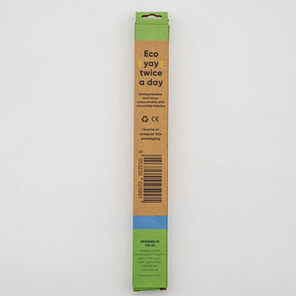 f.e.t.e Light Green Firm Bamboo Toothbrush