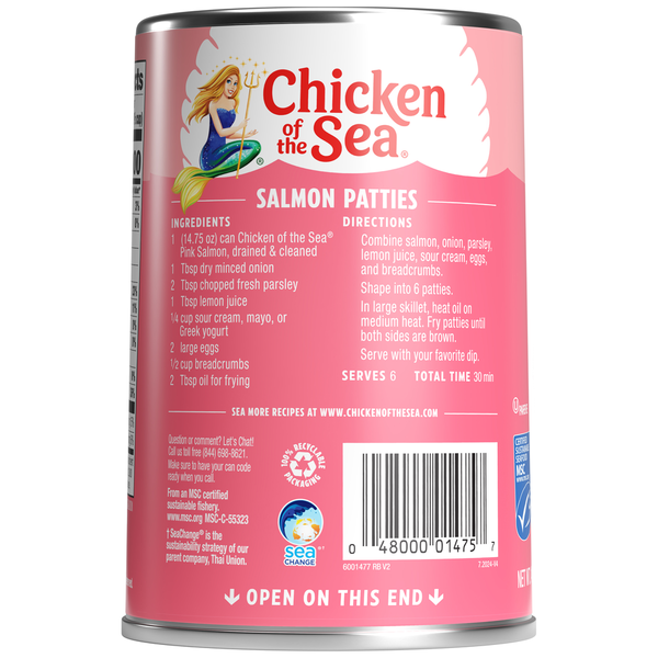 Chicken of the Sea Wild Caught Alaskan Pink Salmon, Traditional Style  DestGlow
