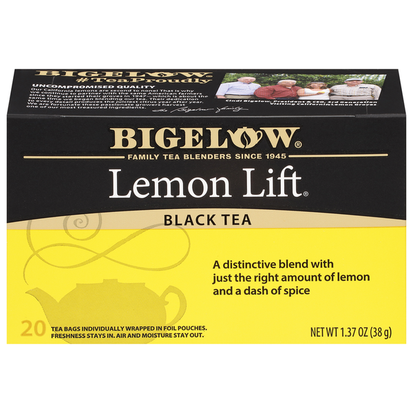 Bigelow Lemon Lift Black Tea Bags  DestGlow