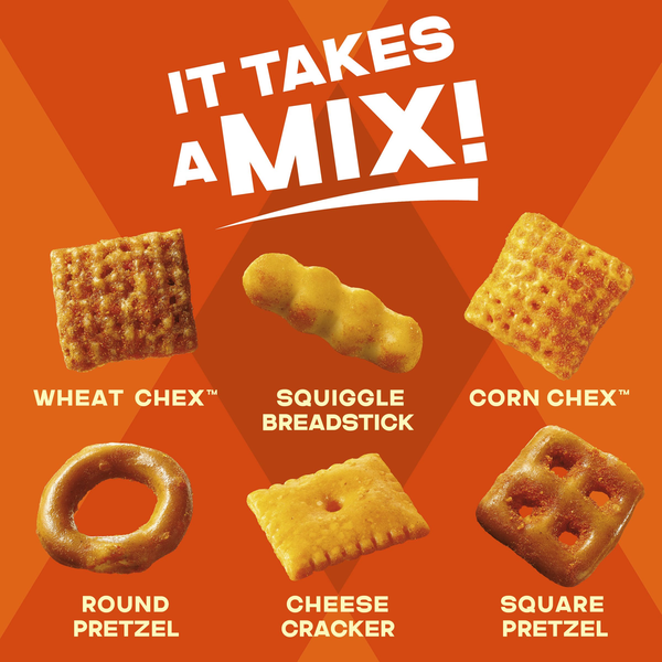 Chex Mix Cheddar Snack Mix Tub  DestGlow