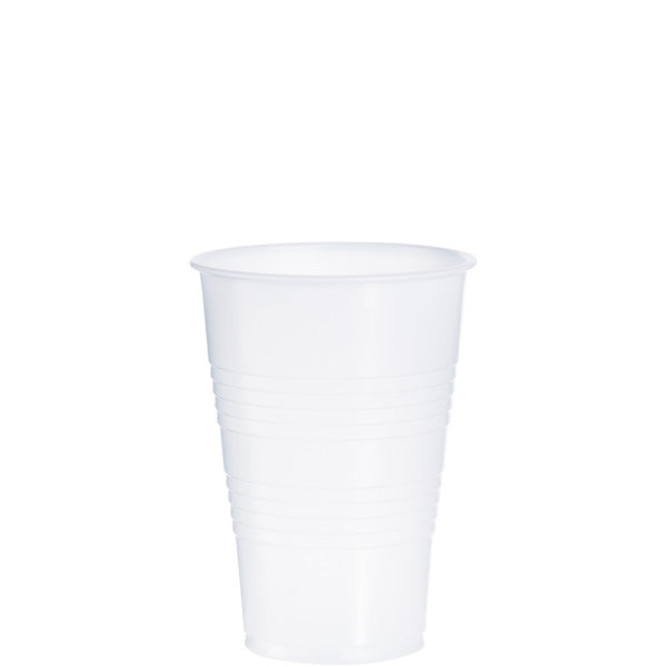 Dart Container 16 OZ TALL TRANSLUCENT RIBBED WALL POLYSTYRENE CUP 20/50  DestGlow
