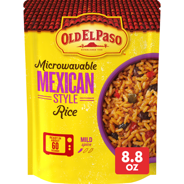 Old El Paso Mexican Style Rice Microwavable Rice Pouch