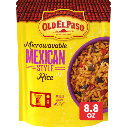 Old El Paso Mexican Style Rice Microwavable Rice Pouch