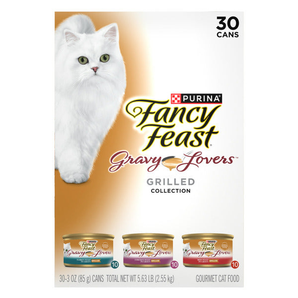 Purina Fancy Feast Gravy Lovers Poultry and Beef Grilled Gourmet Wet Cat Food