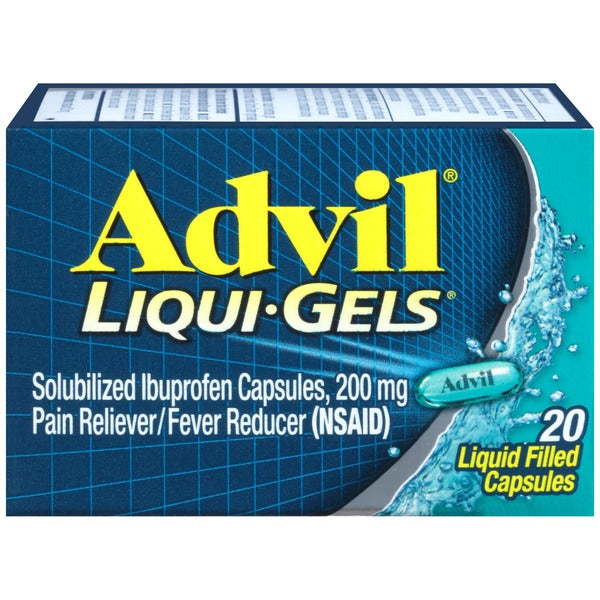 Advil Pain Reliever and Fever Reducer  DestGlow