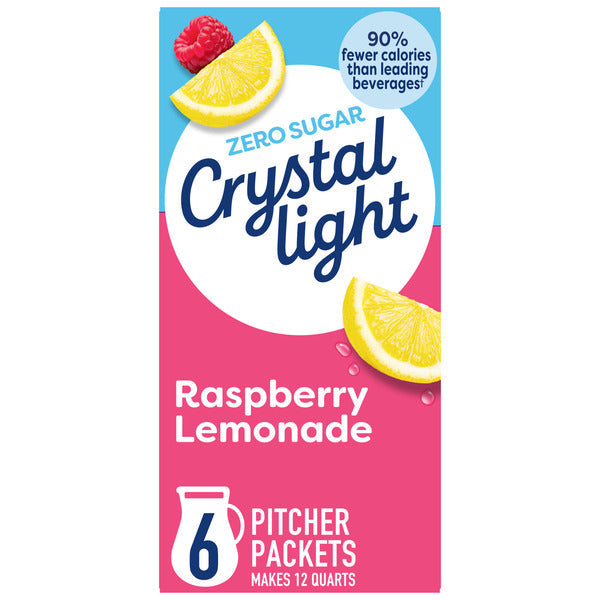 Crystal Light Raspberry Lemonade Artificially Flavored Powdered Drink Mix  DestGlow