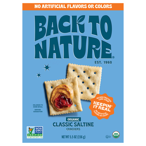 Back to Nature Organic Classic Saltine Crackers  DestGlow