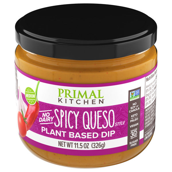 Primal Kitchen No Dairy Spicy Queso Style Plant Based Dip  DestGlow